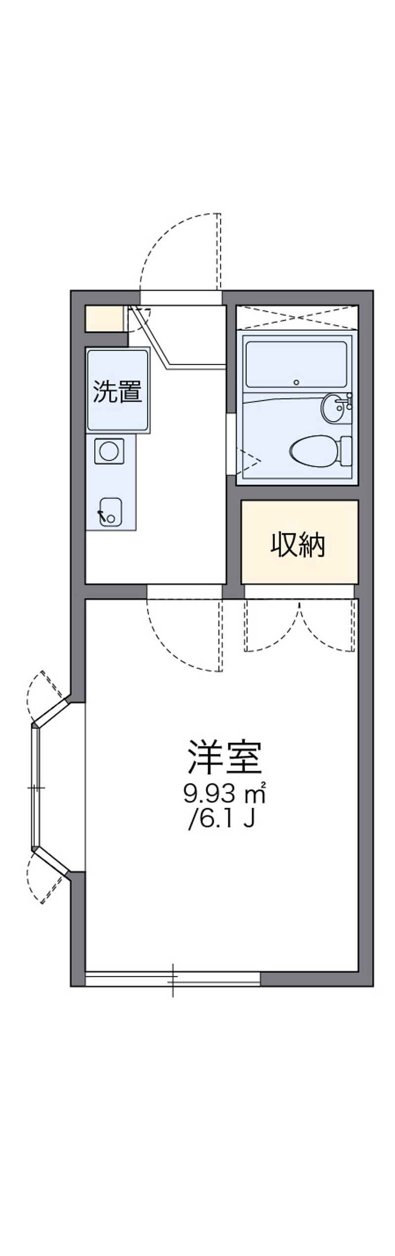 レオパレスグリーンステージ田無 間取図