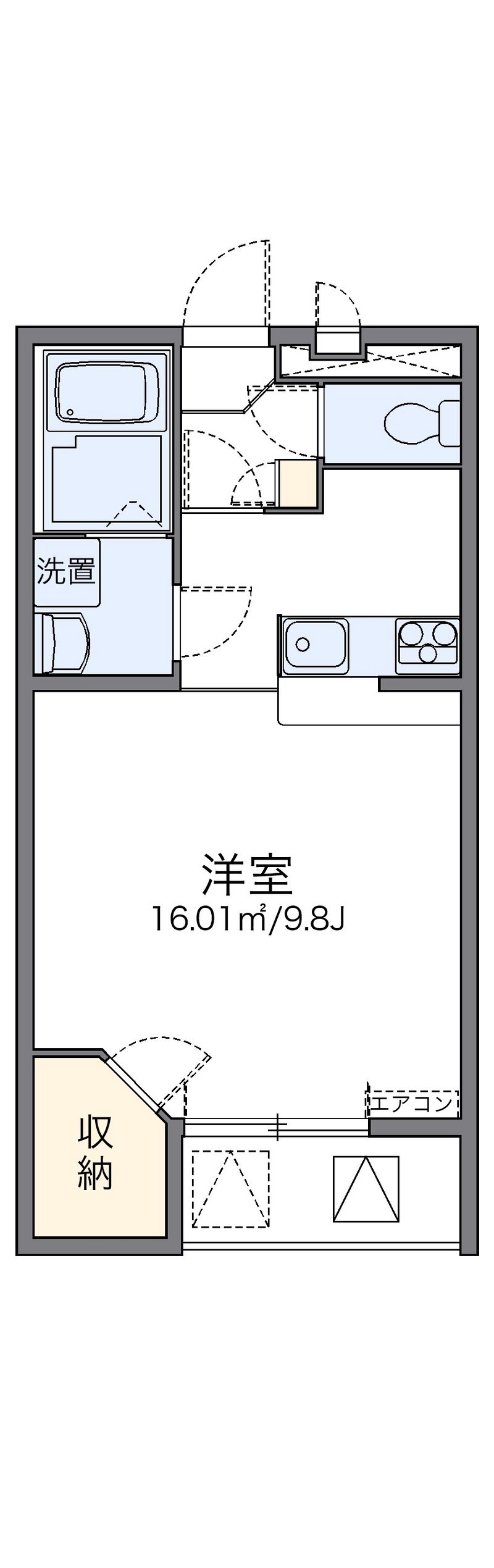 レオパレス天上野Ⅱ 間取図