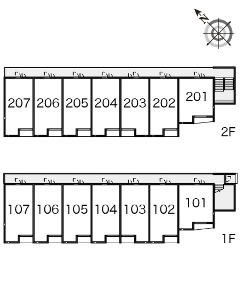 レオネクストフローラ片倉 間取り配置図