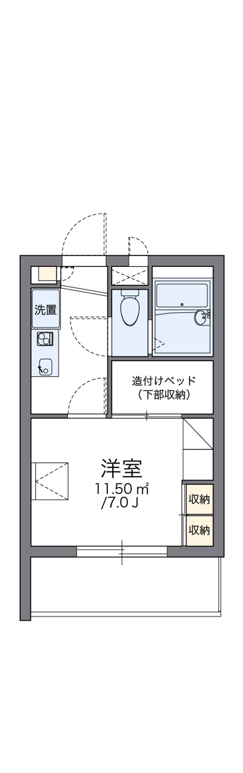 leopalace SEA ROAD Floor plan
