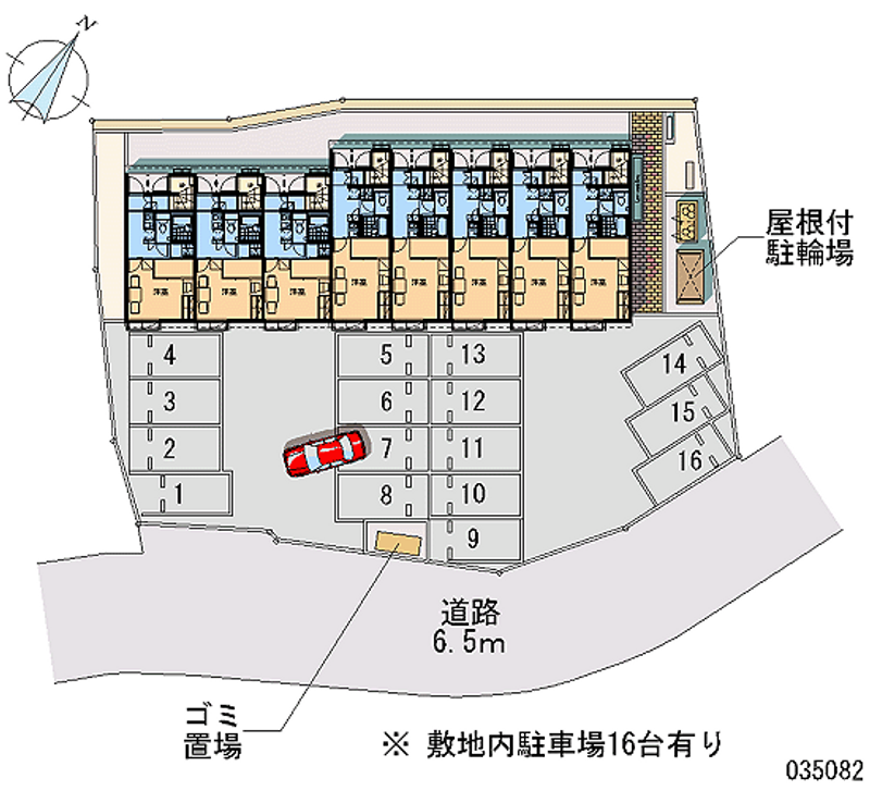 レオパレスＫＡＭＩＩＺＵＭＩ 月極駐車場