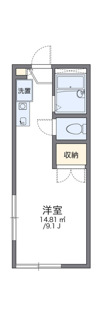 レオパレス井草 間取り図