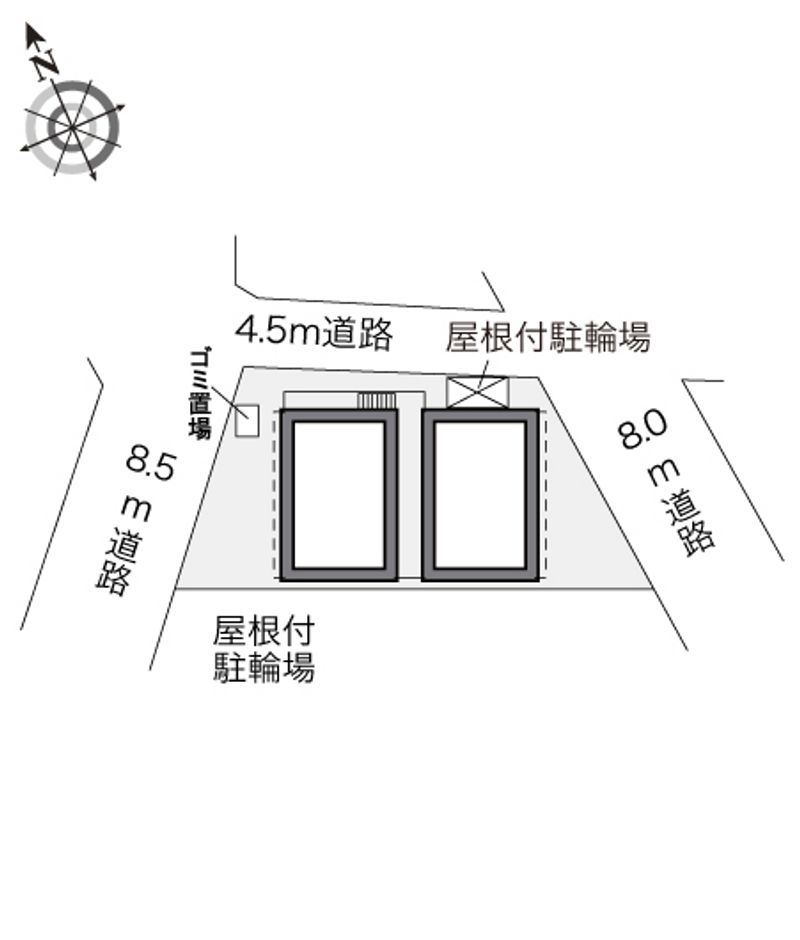 レオパレス船堀 配置図