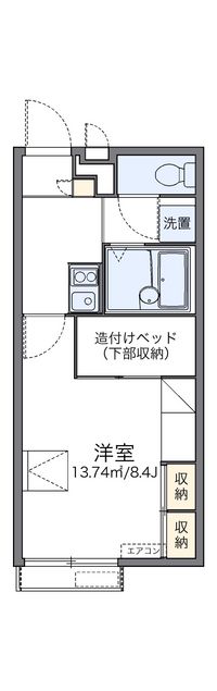 レオパレスパゴダ 間取り図