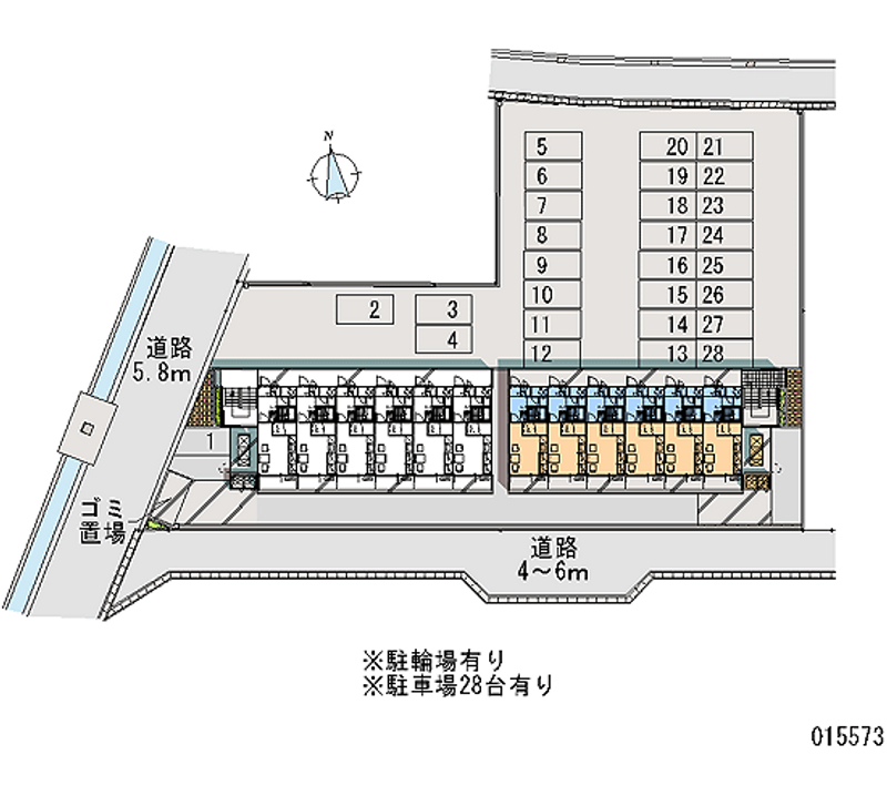 レオパレスコンフォール石橋Ｂ 月極駐車場