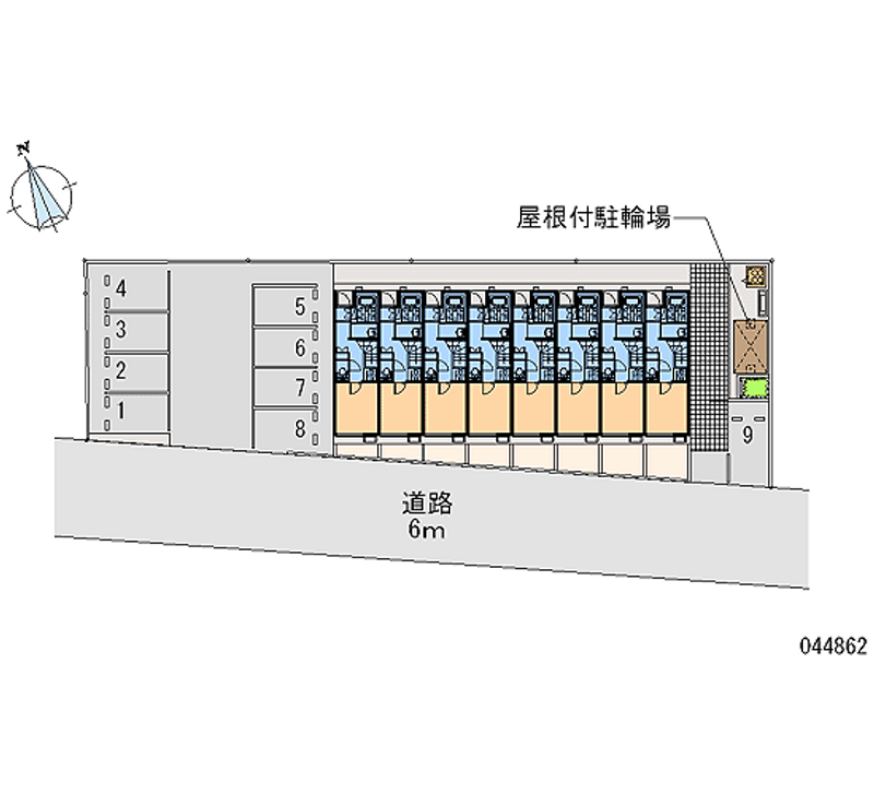 44862 bãi đậu xe hàng tháng