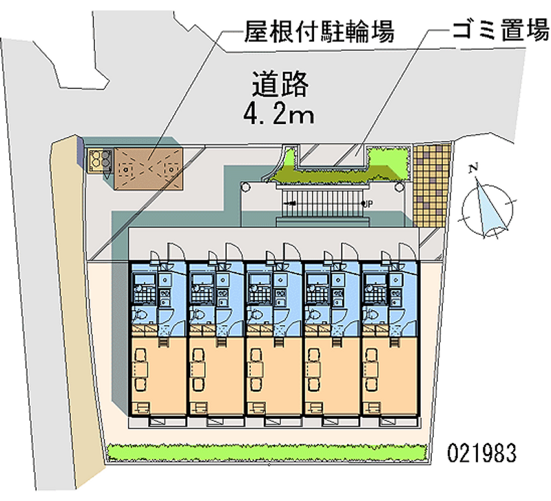 レオパレス片山 区画図