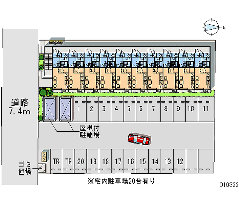 16322 bãi đậu xe hàng tháng