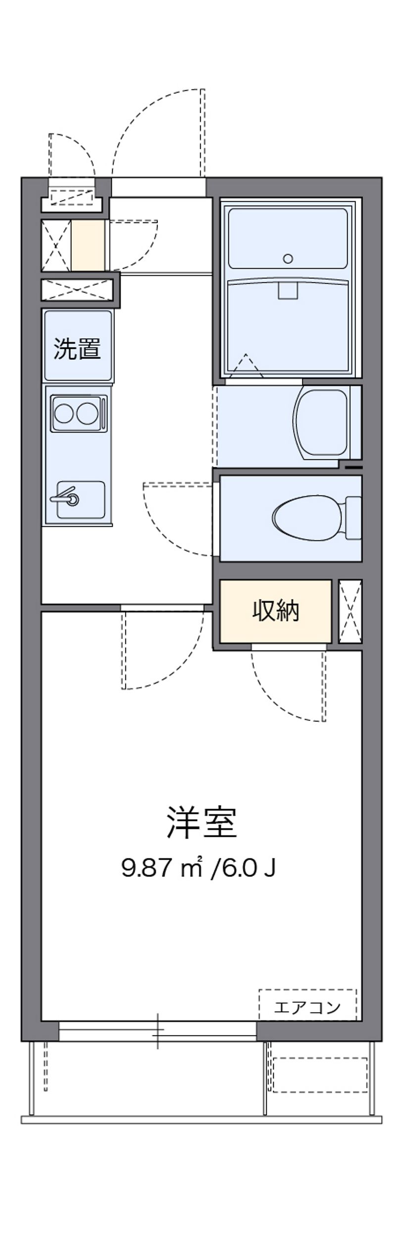 クレイノＫサンライトⅤ 間取り
