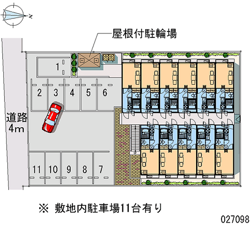 27098月租停車場