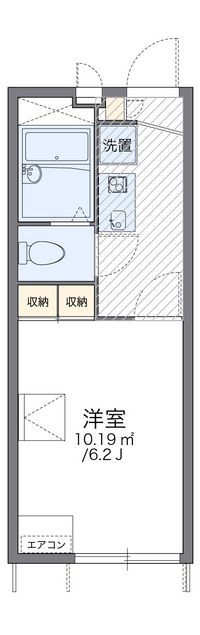 レオパレスプレミール稲毛 間取り図