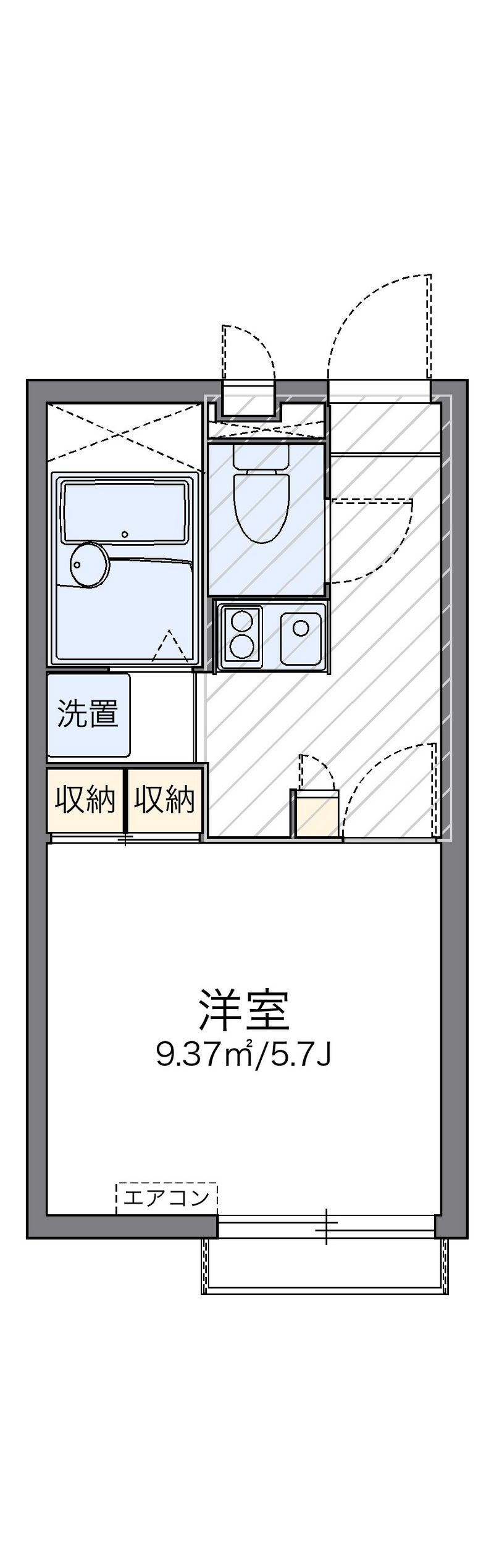 レオパレスＳＥＩＺＡＮ 間取図