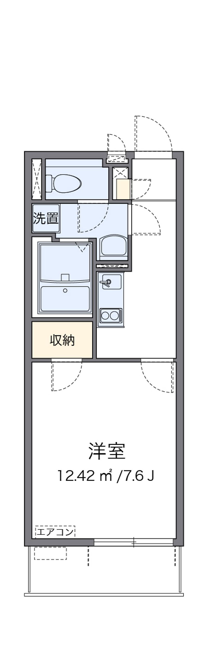 クレイノ氷川の杜 間取図
