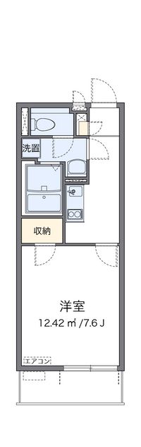 クレイノ氷川の杜 間取り図