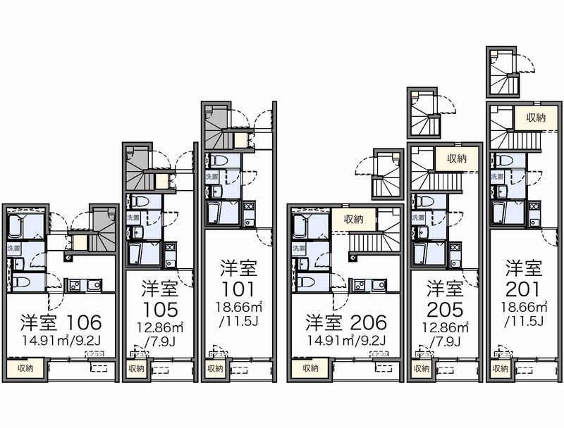 レオネクストＬｉｇｈｔ 間取図