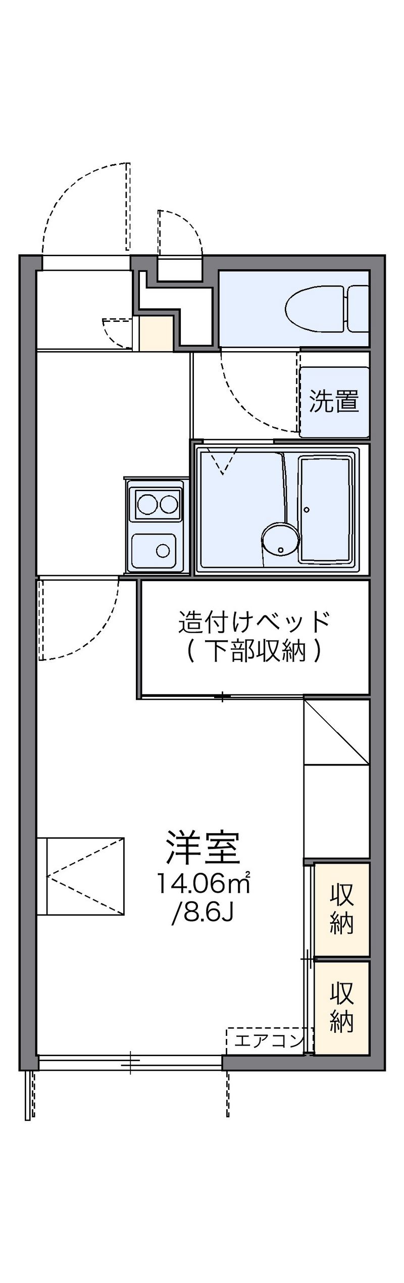 leopalace Soleil II Floor plan