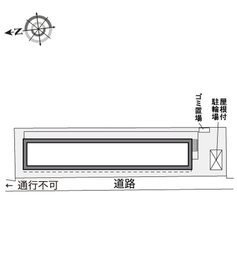 レオパレス長福の厨子 配置図
