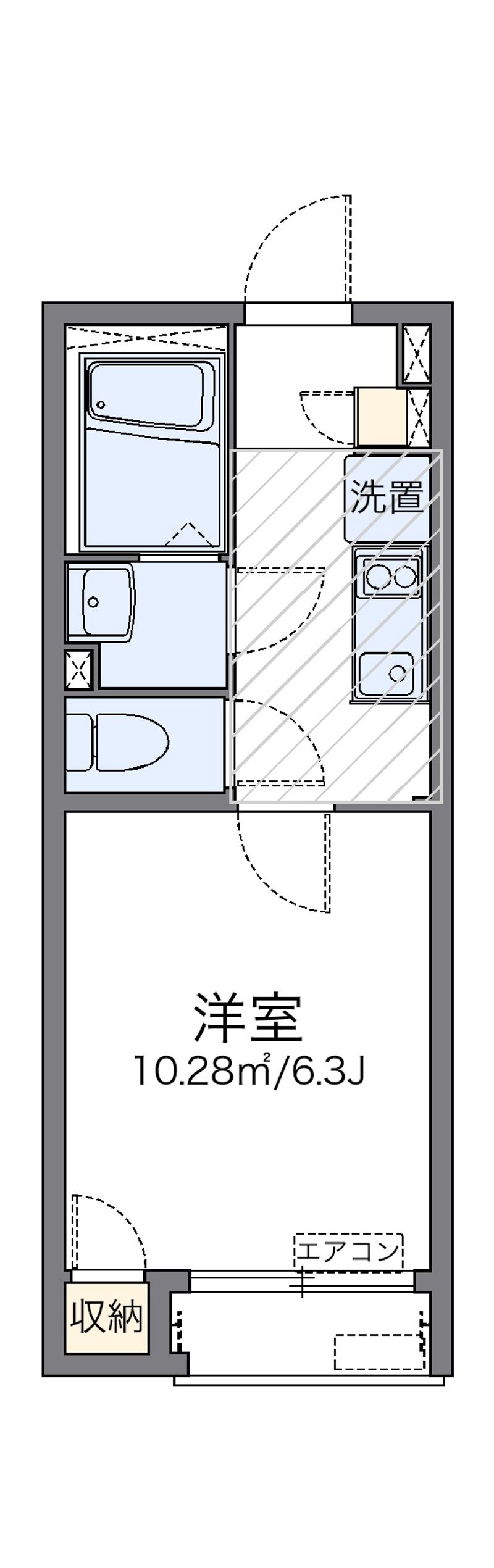レオネクストフォンターナ 間取図