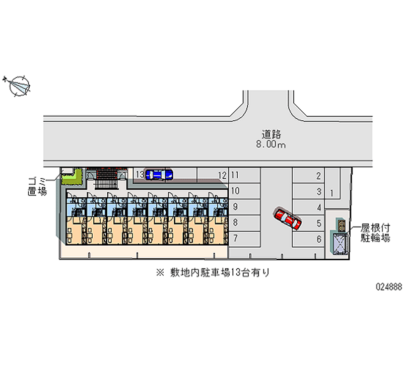 レオパレスエトワール 月極駐車場