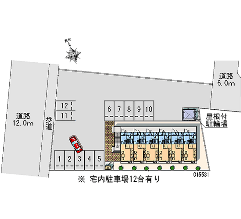 レオパレスサンモモカ 月極駐車場