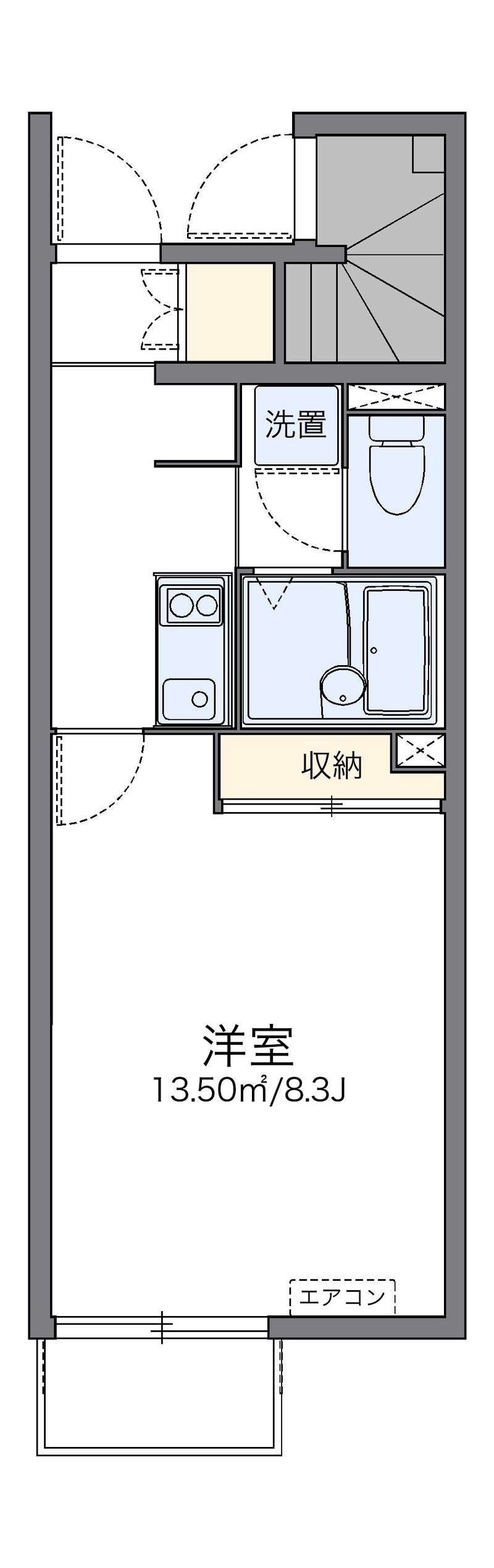 レオネクストＣＯＭＯＩＫＥ 間取図