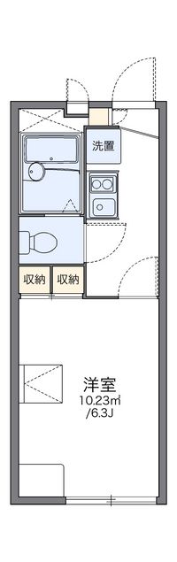 レオパレスコテージ大森弁天 間取り図
