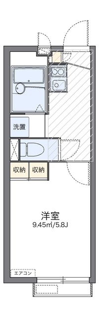 レオパレストリメゾン 間取り図