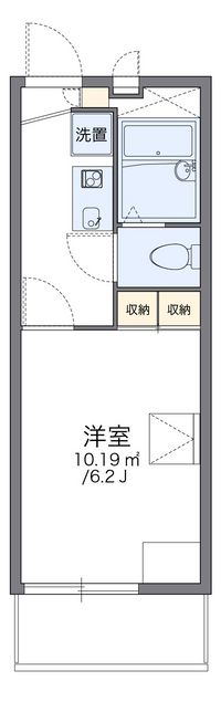 レオパレス青葉丘 間取り図