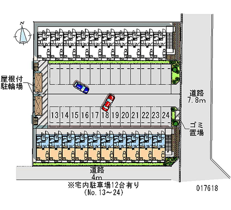 17618 Monthly parking lot