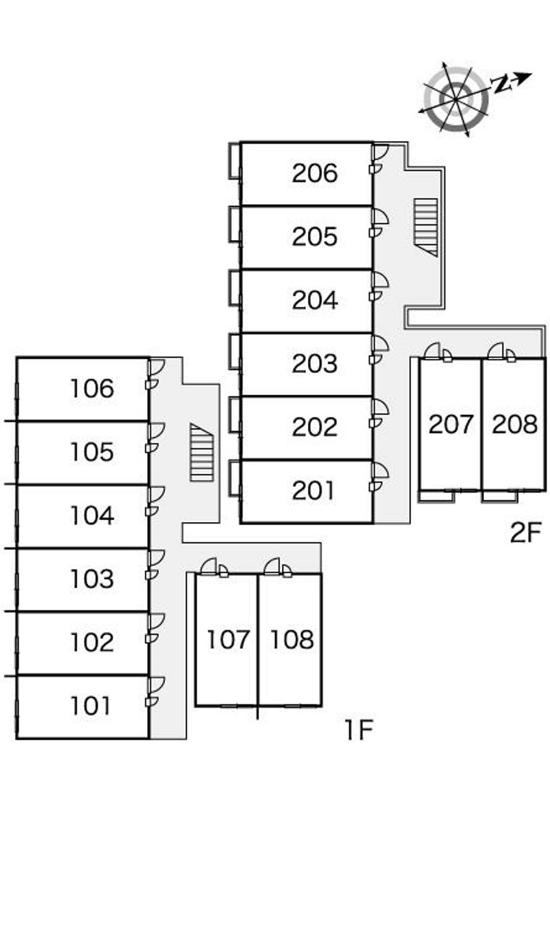 レオパレスエスペランサ 間取り配置図