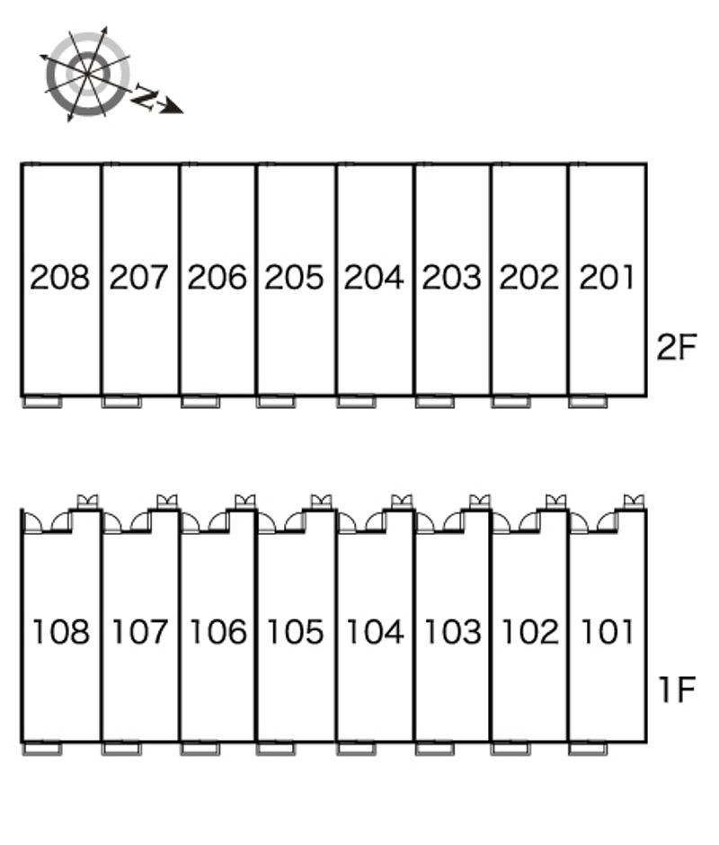 レオパレスＹＲＯＰ 間取配置図