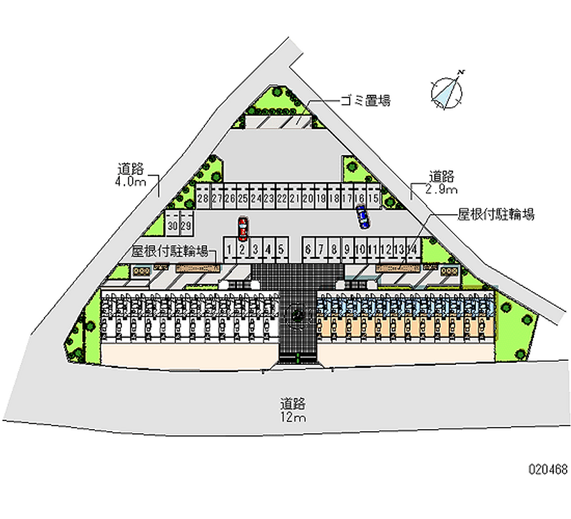 20468 Monthly parking lot