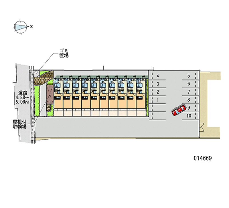 14669 Monthly parking lot