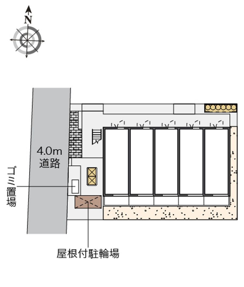 レオパレスプランドールＫ 配置図