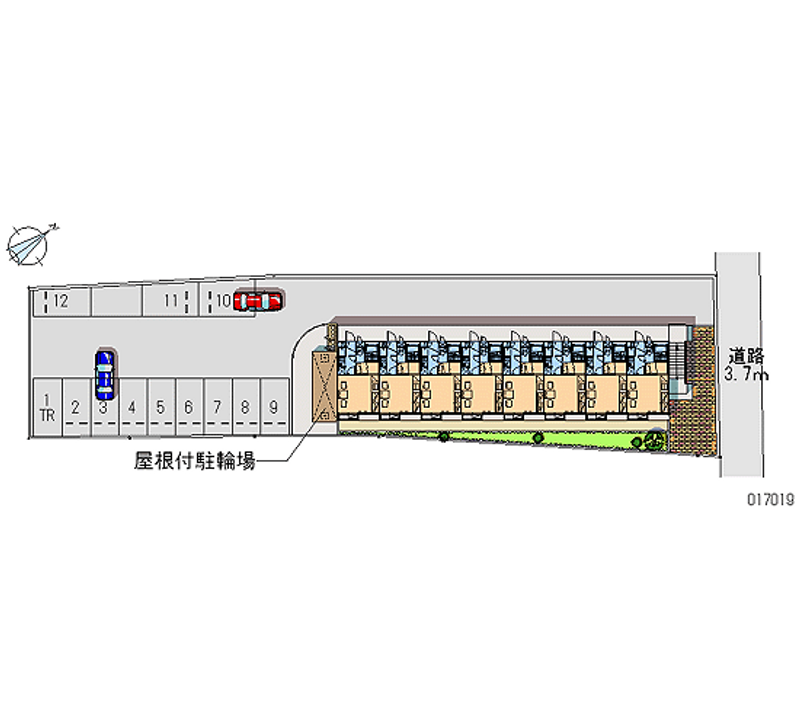 17019 Monthly parking lot