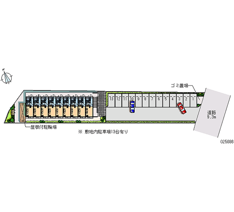 25086 bãi đậu xe hàng tháng