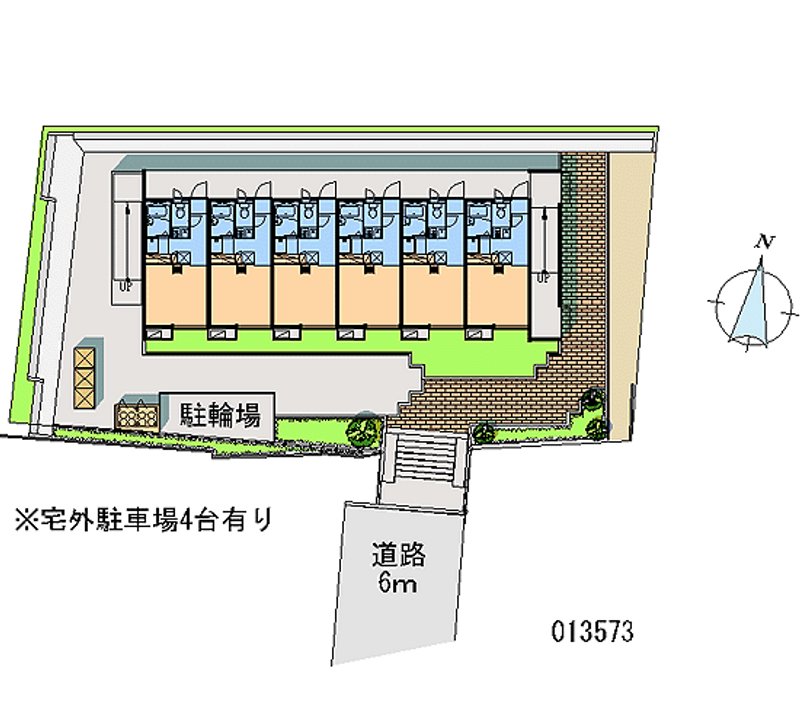 レオパレスＦＬＯＷＥＲＨＩＬＬⅡ 月極駐車場