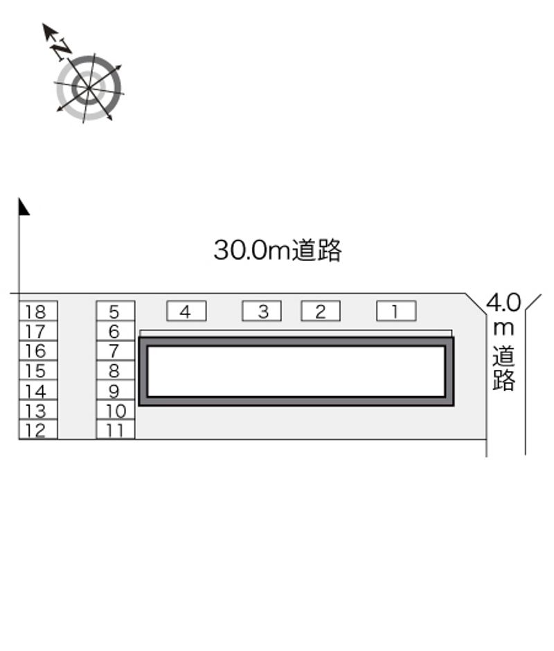 レオパレス小針 配置図