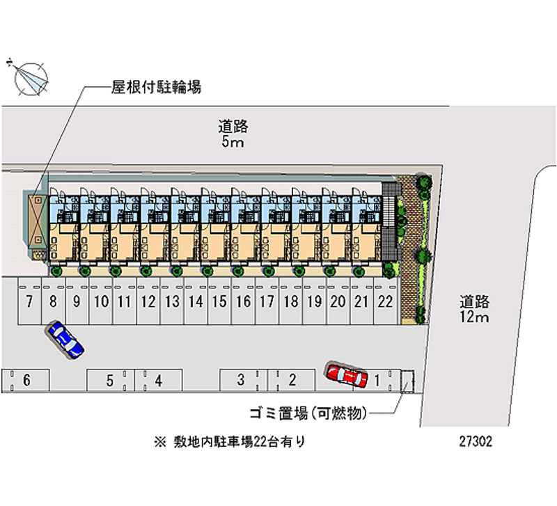 27302 Monthly parking lot