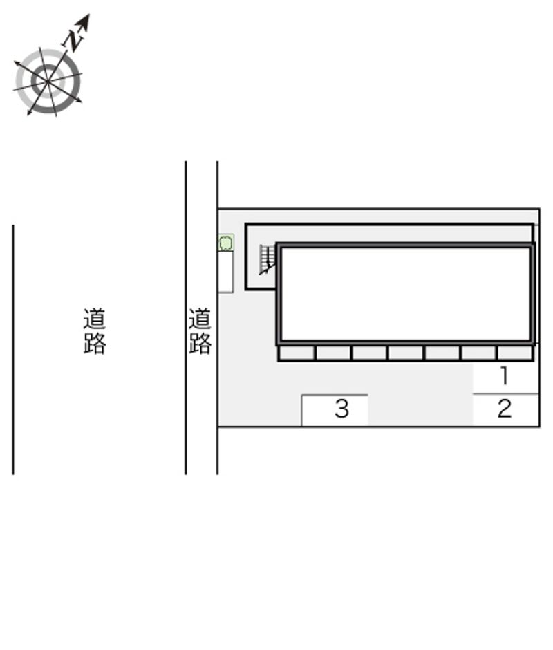 レオパレスクレベール 配置図