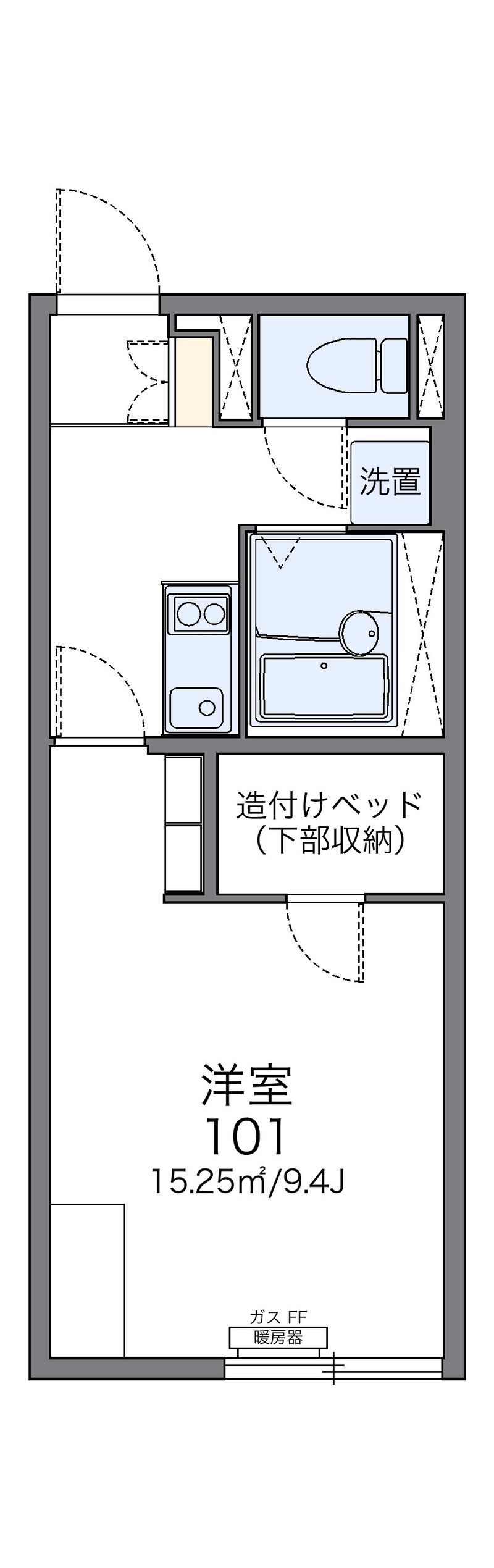 レオネクストルミナス東札幌 間取図