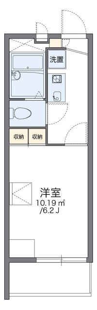 レオパレスジュネス 間取り図