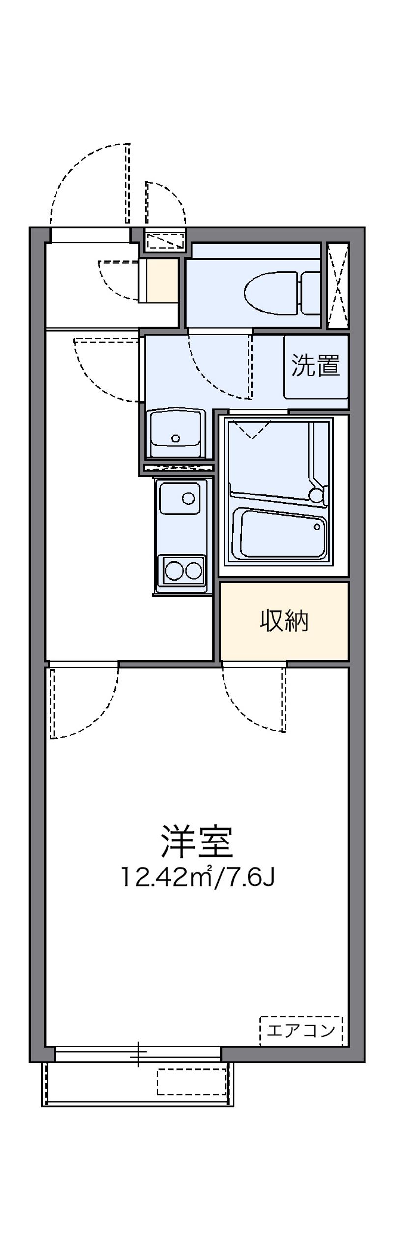 レオネクストニシダイ 間取図