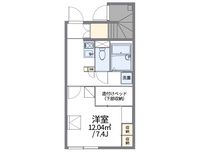 レオパレスマロンハイツ　Ⅳ 間取り図