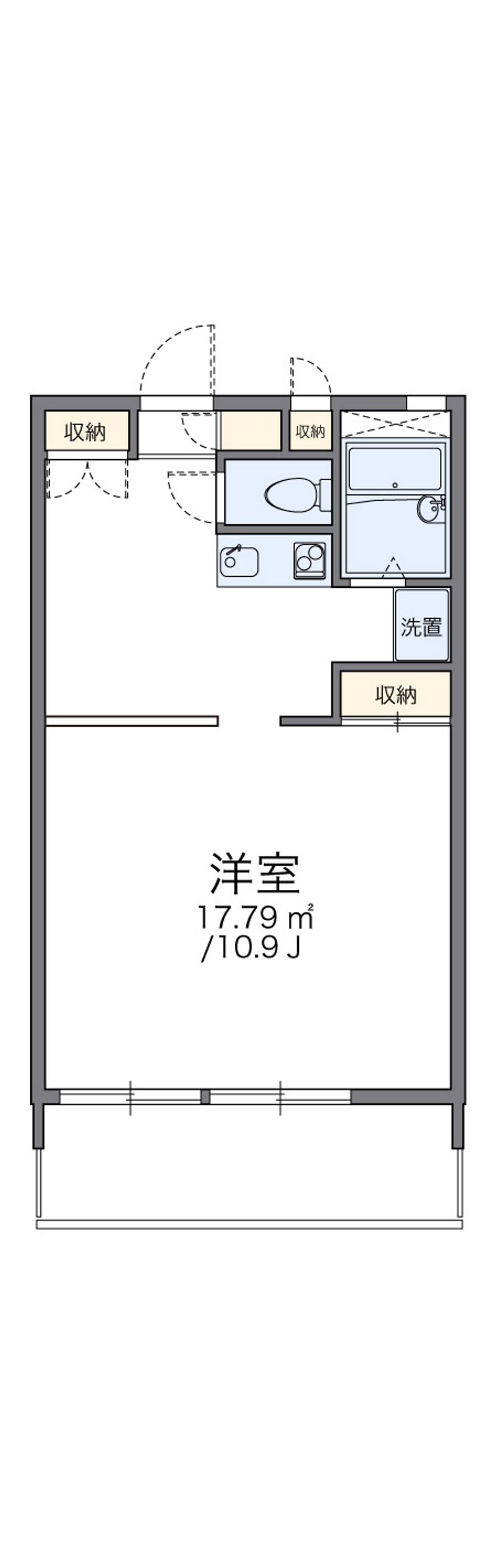 レオパレス杉本 間取図