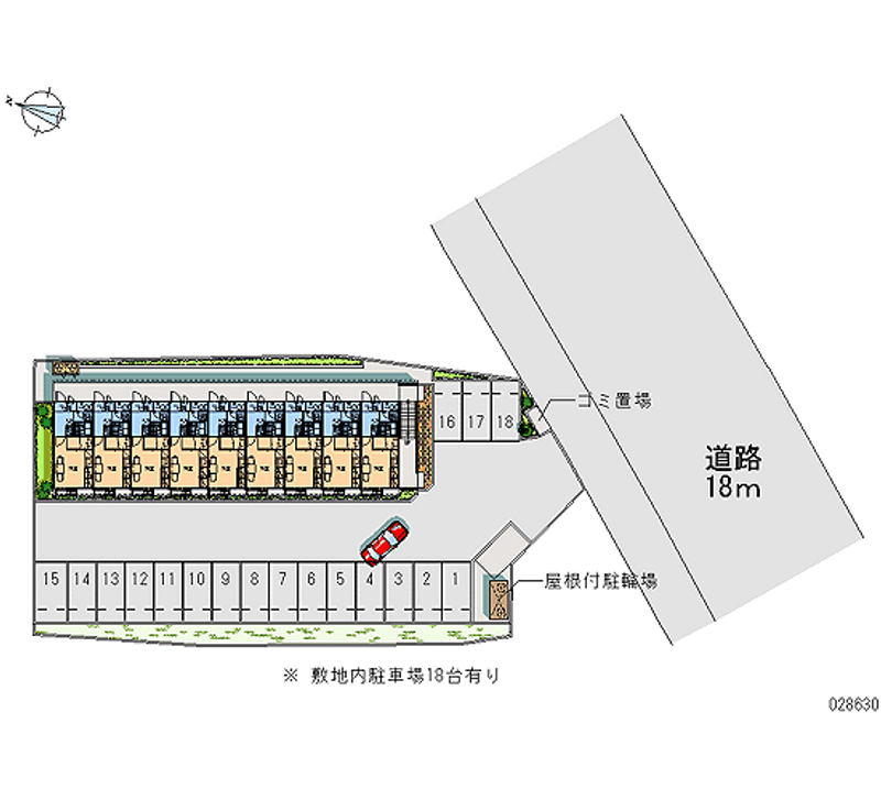 28630 Monthly parking lot