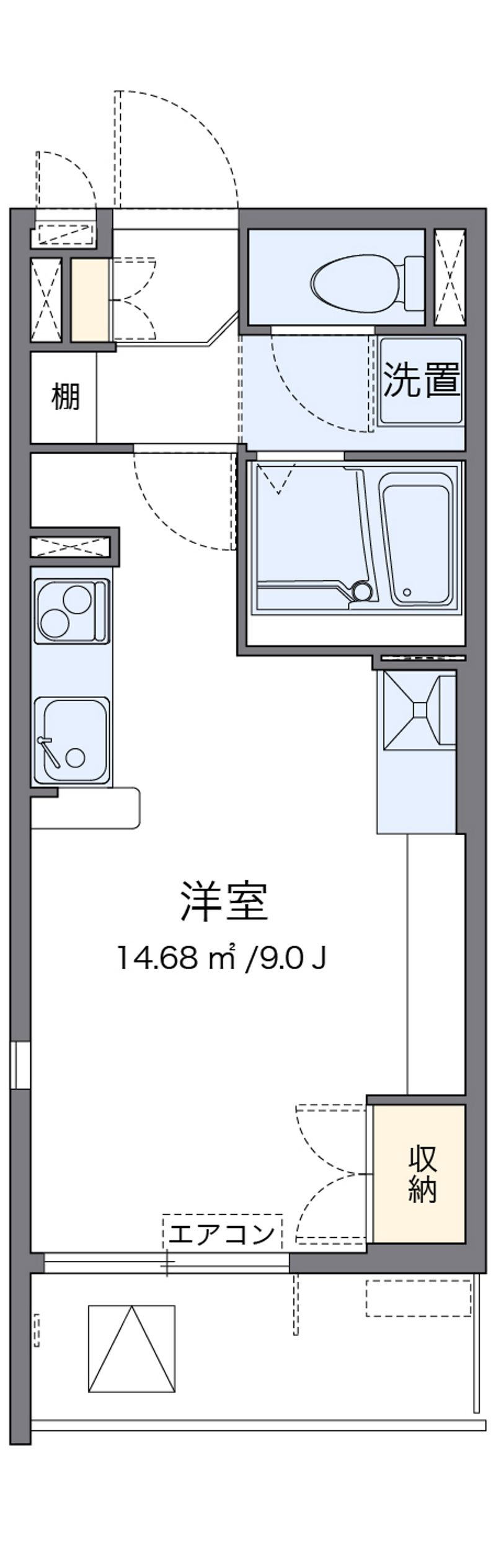 レオネクスト日野万願寺 間取図