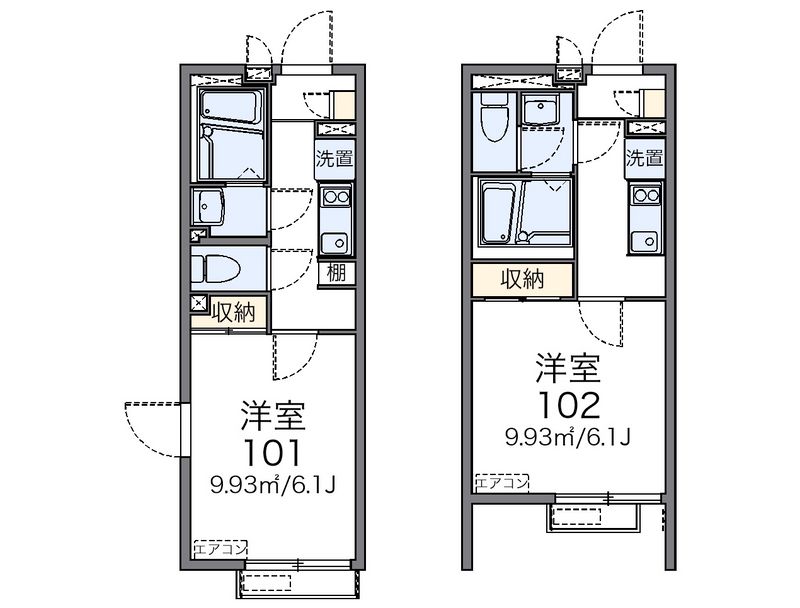 レオネクストグリーン下石神井 間取図