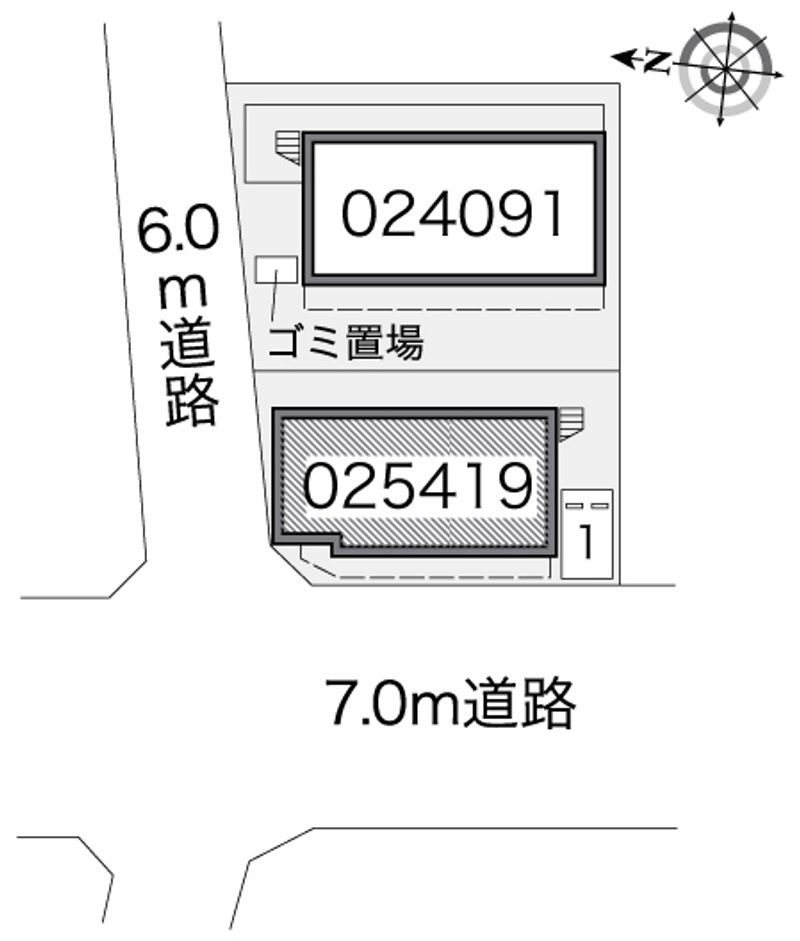 レオパレスオーキッドⅡ 配置図