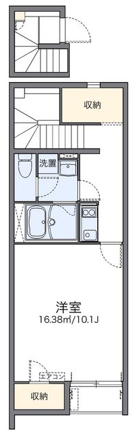 レオネクスト中原Ⅱ 間取り図